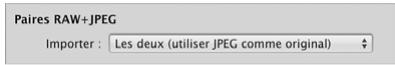 APPLE APERTURE 3.3 - Pour filtrer les paires RAW+JPEG au cours de l'importation - 1