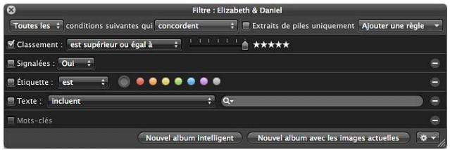 APPLE APERTURE 3.3 - Pour classer des photos en plusieurs étapes - 2