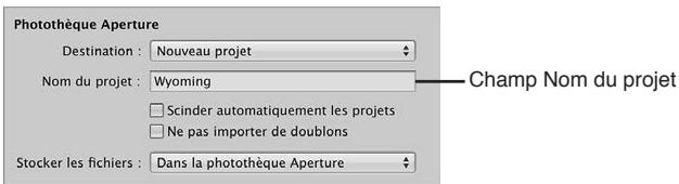 APPLE APERTURE 3.3 - Procédez de l'une des manières qui suivent. - 1
