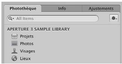 APPLE APERTURE 3.3 - Vue d'ensemble de l'inspecteur de photothèque - 2