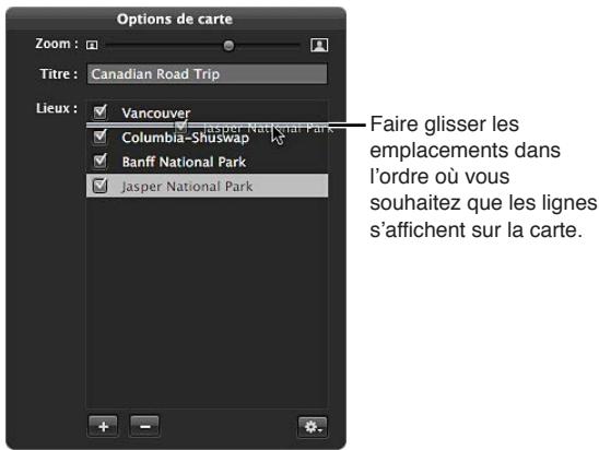 APPLE APERTURE 3.3 - Pour définir l'itinéraire que les lignes de direction sur la carte - 1
