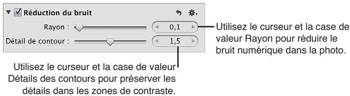 APPLE APERTURE 3.3 - Pour réduire le bruit numérique d'une image - 1