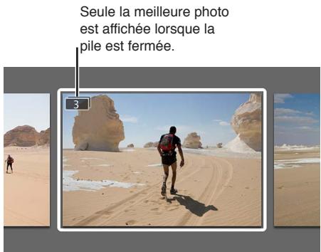 APPLE APERTURE 3.3 - Vue d'ensemble de l'empilement des photos - 2