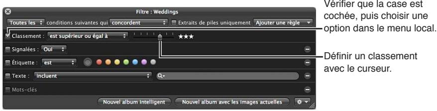 APPLE APERTURE 3.3 - Vue d'ensemble du système de classement d'Aperture - 5