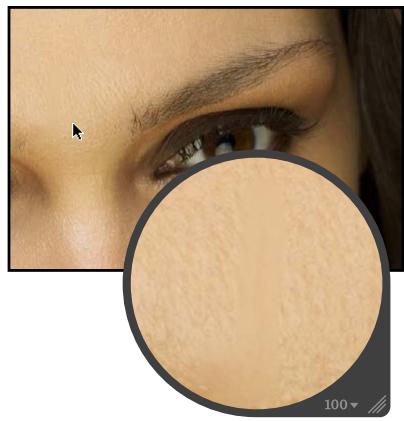 APPLE APERTURE 3.3 - Utilisation des commandes de Pinceau rapide « Lissage de la peau » - 2