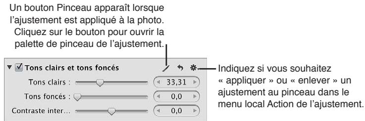 APPLE APERTURE 3.3 - Utilisation des commandes de pinceau - 1