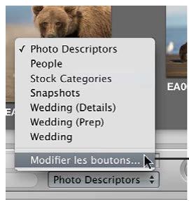 APPLE APERTURE 3.3 - Création d'un groupe de mots-clés prédéfinis - 1