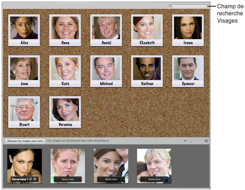APPLE APERTURE 3.3 - Recherche de photos en fonction des visages - 1