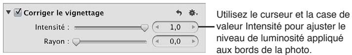 APPLE APERTURE 3.3 - Utilisation des commandes de correction du vignettage - 3