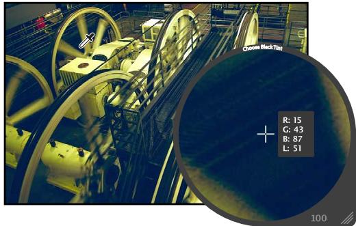 APPLE APERTURE 3.3 - Pour définir la teinte des tons foncés d'une image - 2