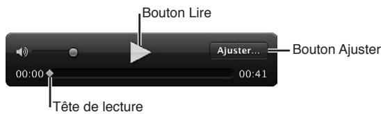 APPLE APERTURE 3.3 - Pour modifier la longueur d'un clip audio - 1