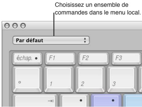 APPLE APERTURE 3.3 - Pour choisir un jeu de commandes - 1