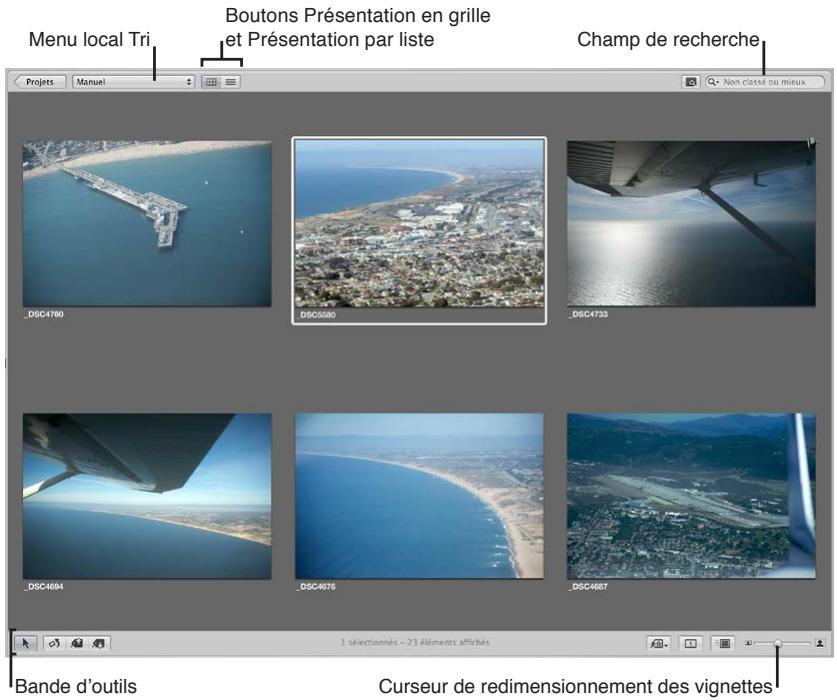 APPLE APERTURE 3.3 - Vue d'ensemble du navigateur - 1