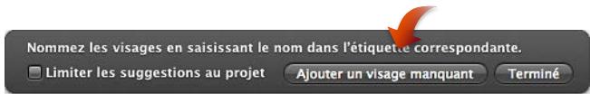 APPLE APERTURE 3.3 - Pour ajouter des visages manquants - 1