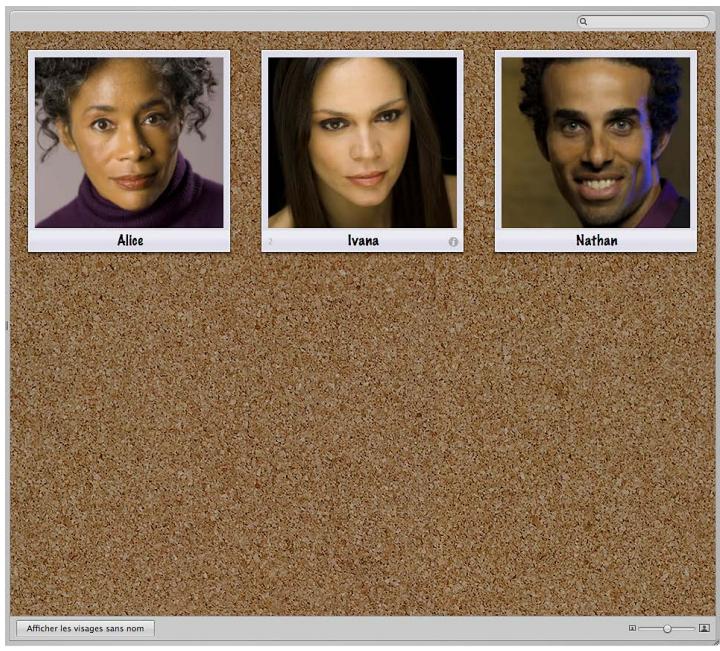 APPLE APERTURE 3.3 - Vue d'ensemble de la fonctionnalité Visages - 3