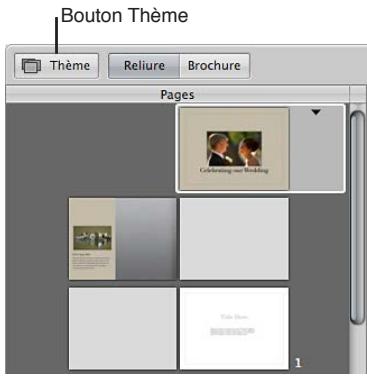 APPLE APERTURE 3.3 - Pour choisir un nouveau thème à appliquer à votre livre - 1