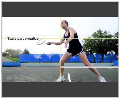 APPLE APERTURE 3.3 - Pour déplacer le texte des diapositives - 1