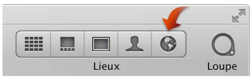 APPLE APERTURE 3.3 - Pour attribuer manuellement des emplacements à des photos dans le navigateur - 1