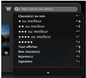 APPLE APERTURE 3.3 - Pour régler la pellicule en vue de filtrer les photos - 1