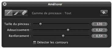 APPLE APERTURE 3.3 - Vue d'ensemble des ajustements appliqués au pinceau - 7