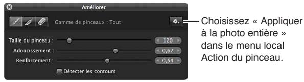 APPLE APERTURE 3.3 - Pour appliquer un ajustement au pinceau à une image entière - 2