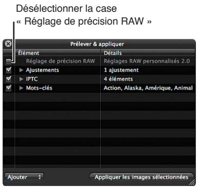 APPLE APERTURE 3.3 - Pour appliquer une sélection réduite de mots-clés sur une photo - 3