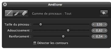 APPLE APERTURE 3.3 - Pour appliquer un ajustement Pinceau rapide - 1