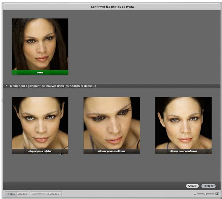 APPLE APERTURE 3.3 - Vue d'ensemble de la fonctionnalité Visages - 5