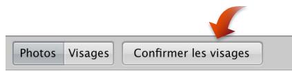 APPLE APERTURE 3.3 - Pour confirmer les photos d'une personne - 1