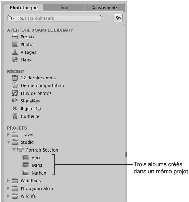 APPLE APERTURE 3.3 - Définition des albums - 1