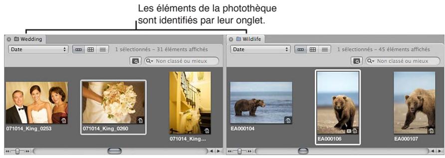 APPLE APERTURE 3.3 - Pour ouvrir un autre élément dans sa propre sous-fenêtre - 1