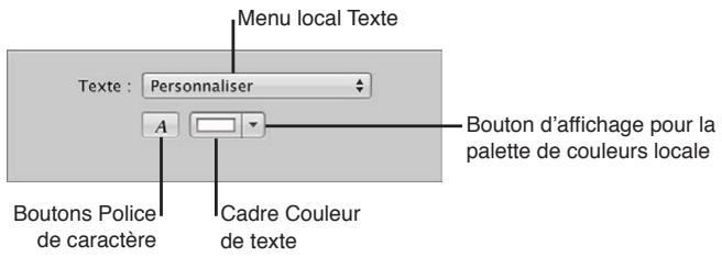 APPLE APERTURE 3.3 - Pour ajouter du texte aux diapositives - 1
