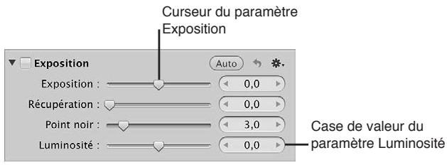 APPLE APERTURE 3.3 - Utilisation des curseurs - 1