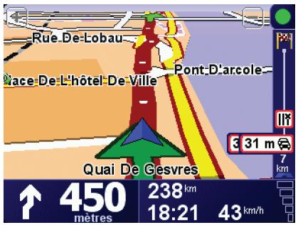 TOMTOM ECLIPSE (AVN2210P/AVN2227P) - La barre trafic latérale - 1
