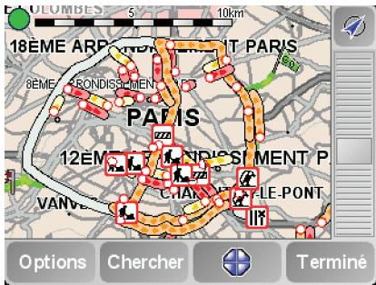 TOMTOM ECLIPSE (AVN2210P/AVN2227P) - Vérifier les incidents de circulation dans notre région - 1