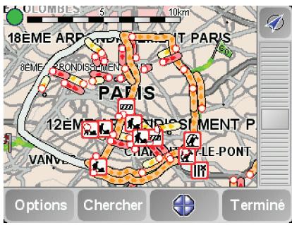 TOMTOM ECLIPSE (AVN2210P/AVN2227P) - Vérifier les incidents de circulation dans votre région - 2