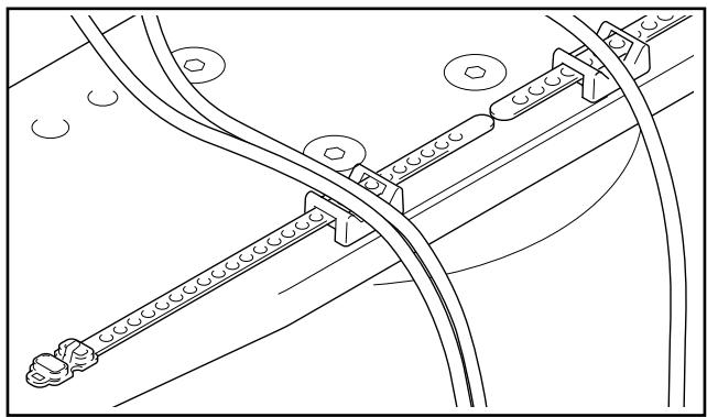 PIONEER PDK-1011 - Using the cable binders - 1
