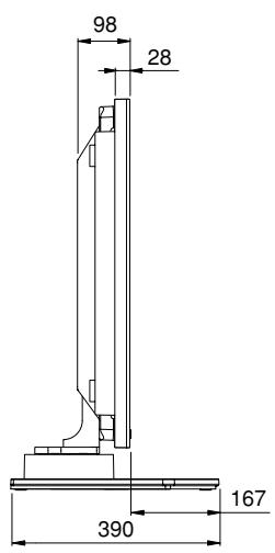 PIONEER PDK-1011 - Diagramme indiquant les dimensions - 2