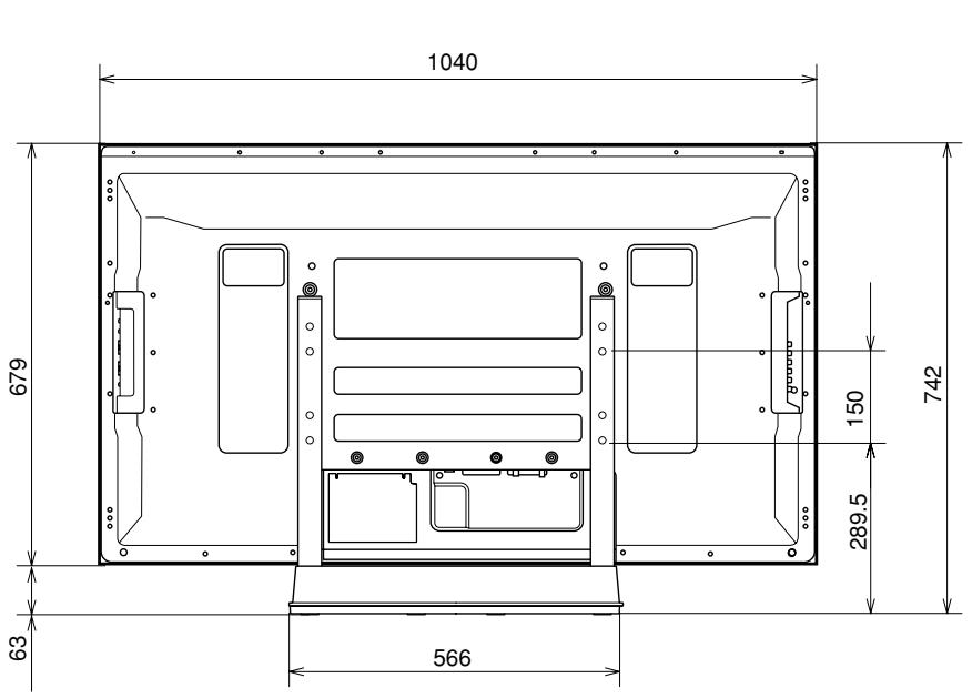 PIONEER PDK-TS24 - Darstellung der Abmessungen - 3