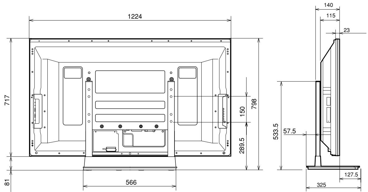 PIONEER PDK-TS24 - Darstellung der Abmessungen - 2