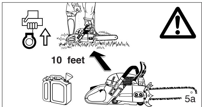 DOLMAR PS-6400 C - Fueling instructions - 1