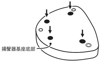 PIONEER S-81C-K - 使用防滑墊片時 - 1