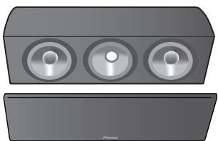PIONEER S-81C-K - Anbringen/Entfernen der Frontverkleidung - 1