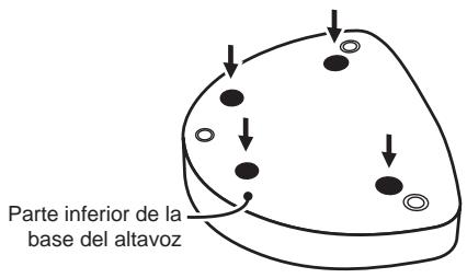 PIONEER S-81C-K - Cuando se empleen las pastillas antideslizantes - 1