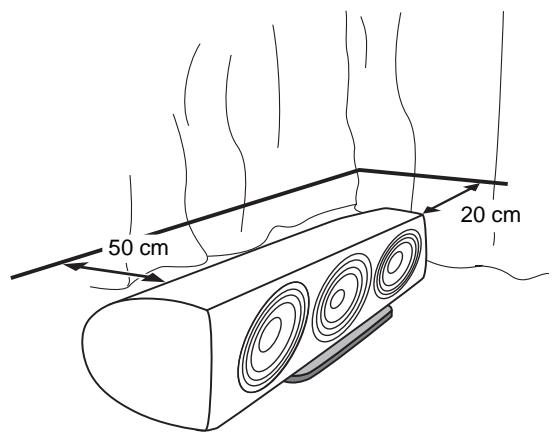 PIONEER S-81C-K - Choix d'un emplacement pour les enceintes acoustiques - 1