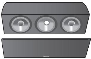 PIONEER S-81C-K - Montering/fjerning av grillen - 1