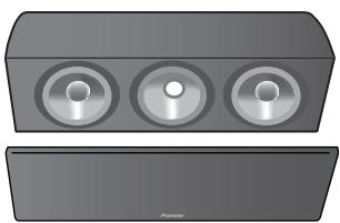 PIONEER S-81C-K - Fixation et dépose de la grille - 1