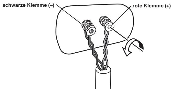 PIONEER S-81C-K - Anschlieben der Kabel - 1