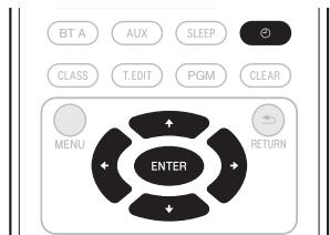 PIONEER XW-NAC3R-R - Setting the clock - 1