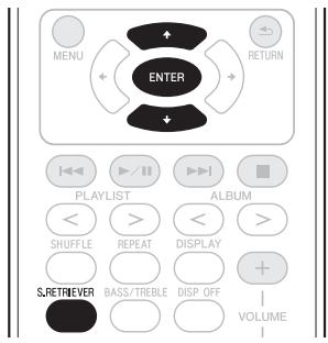 PIONEER XW-NAC3R-R - Utilisation de la fonction sound retriever - 1